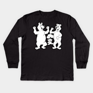 Happy bears Kids Long Sleeve T-Shirt